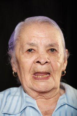 gradma gülüyor portre