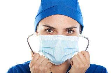 docotor stetoskop ile yakın çekim