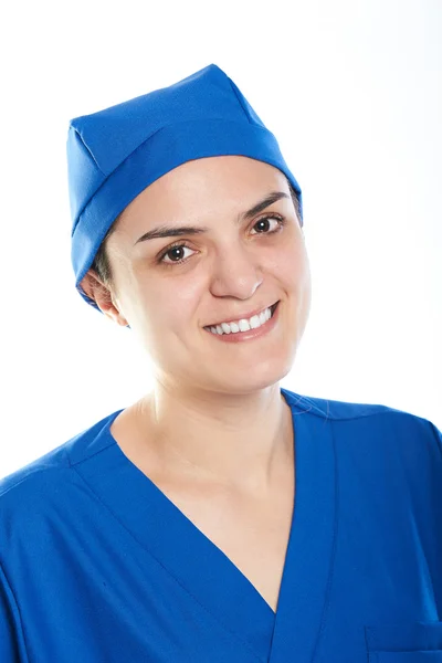 Sorridente donna medico — Foto Stock