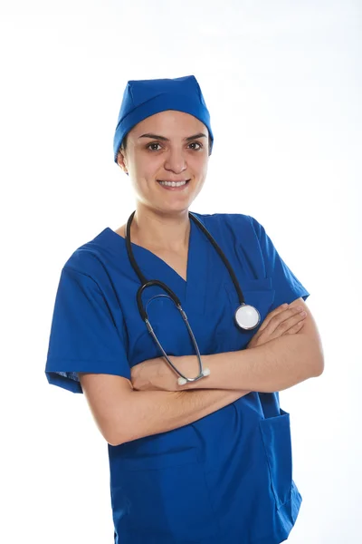 Menina médica estagiária — Fotografia de Stock