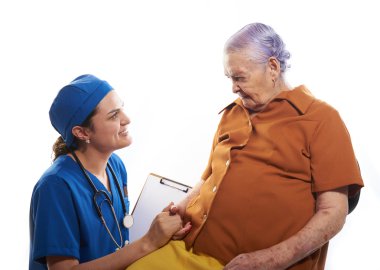 Hemşire ve yaşlı hasta arasında güven