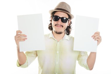 bir adam iki Komiteler ile yakın çekim