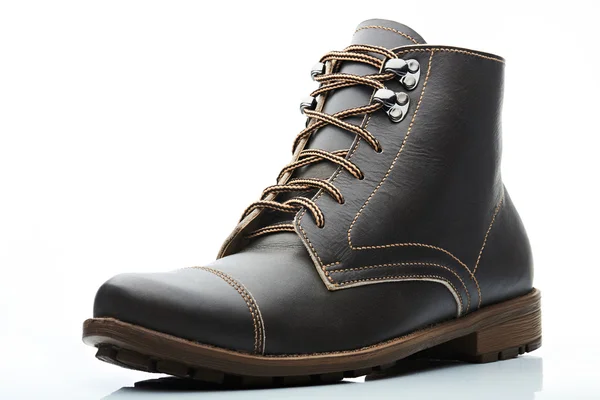 Mörk brun boot — Stockfoto