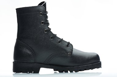 siyah timsah deri çizme