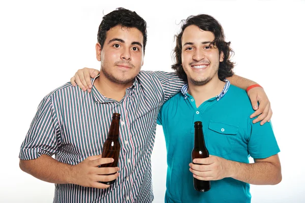 Přátelé se pivo — Stock fotografie