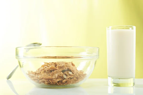 Cereal and milk — Stock Photo, Image