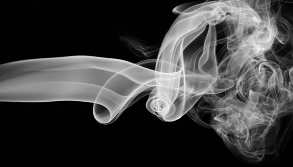 연기는 흑백으로 모노크롬 — 스톡 사진