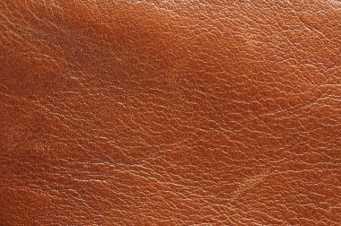 Kahverengi gerçek deri dokusu yüzey makrosu yakın görünüm