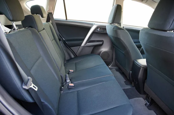 Empty Clean Back Gray Car Seat Car Interior — Stock Photo, Image