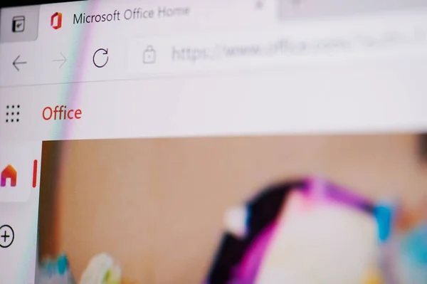 New York Usa Května 2021 Spustit Microsoft Office Home Page — Stock fotografie