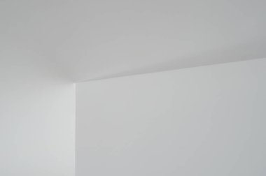 Soyut beyaz kare arkaplan. Geometrik şekil kavramı