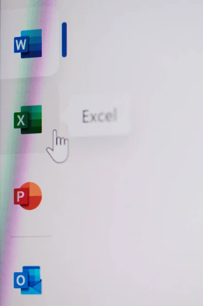 Нью Йорк Сша Мая 2021 Запустите Приложение Microsoft Excel Экране — стоковое фото