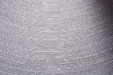 Gümüş demir fırçalanmış metal yüzey makrosu yakın görünüm