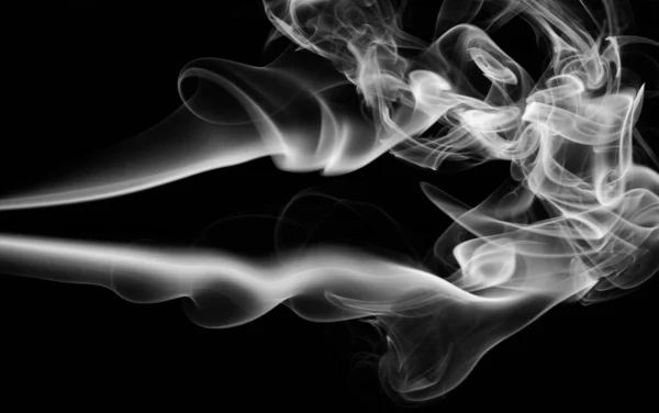 Magischer Rauch Hintergrund Makro Nahaufnahme Fließender Grauer Strudel — Stockfoto