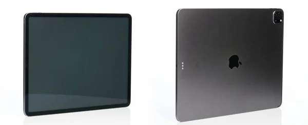 New York Usa September 2021 Grey Ipad Pro Tablet Horizontal — Stock Photo, Image