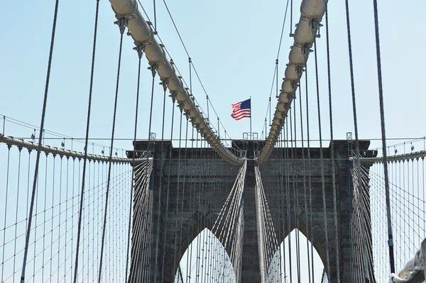 Güneşli bir gün Bridge'de Brookline — Stok fotoğraf