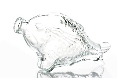 Boş balık şekil şişe