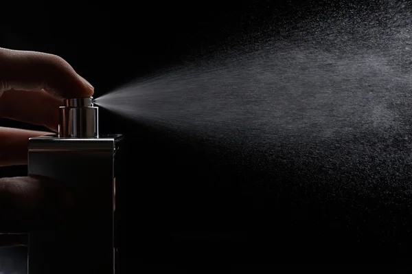 Parfüm spray fekete — Stock Fotó