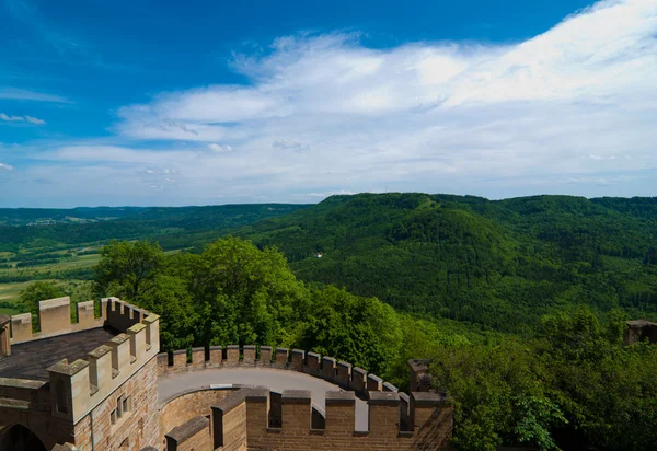 Hohenzollern Castle walls and surroundings, Germany — Stock Photo, Image