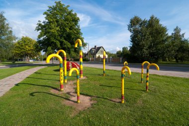 Sigulda park süslemeleri, Letonya