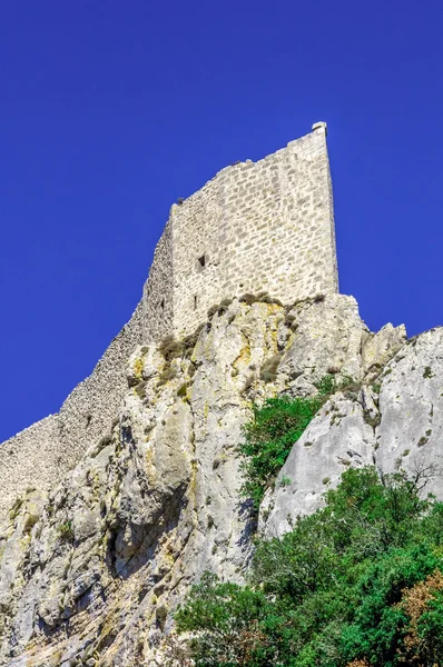 Katharen kasteel van Peyrepertuse — Stockfoto