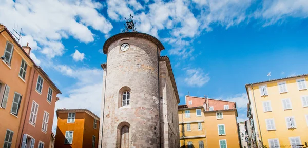 Tempelturm Historischen Zentrum Von Hyeres Frankreich — Stockfoto