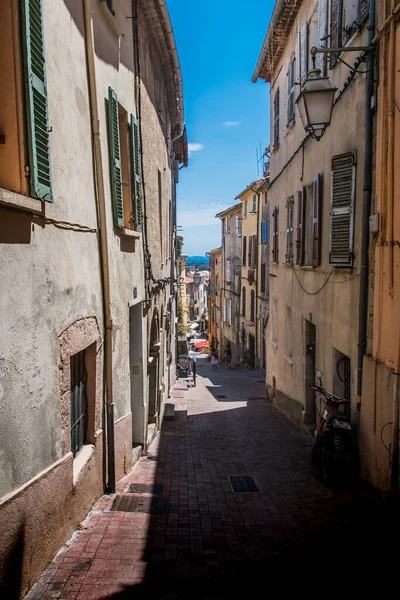 Vecchio Vicolo Nel Centro Storico Hyeres Francia — Foto Stock