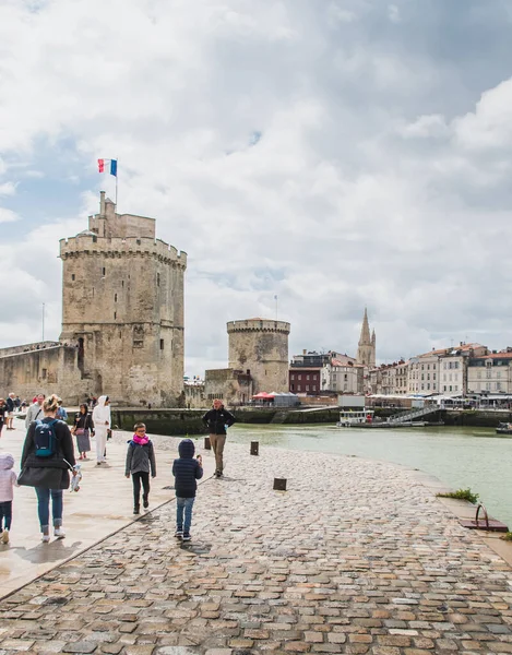 Torre Saint Nicolas Rochelle Región Marítima Charente Francia —  Fotos de Stock
