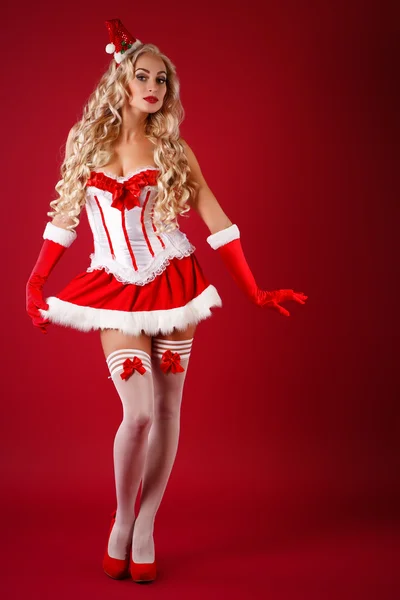 Sexy santa helper — Stock Photo, Image