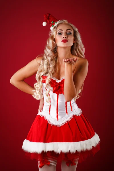 Sexy santa helper — Stock Photo, Image