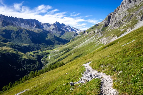 Paisaje Montaña Senderismo Parque Nacional Pralognan Vanoise Alpes Franceses —  Fotos de Stock