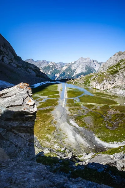 Koe Meer Lac Des Vaches Vanoise Nationaal Park Savoie Frankrijk — Stockfoto