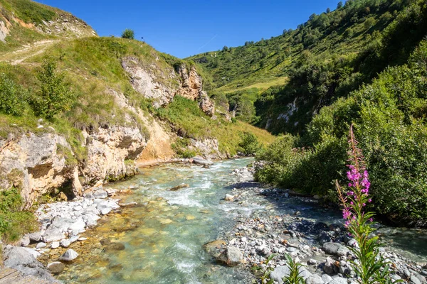 Doron River Vanoise National Park Alpine Valley Savoie French Alps — Stock Photo, Image