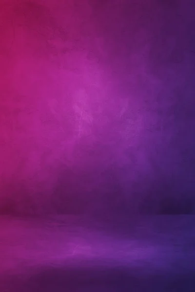 Чорно Фіолетовий Бетонний Внутрішній Фон Порожня Сцена Шаблону — стокове фото