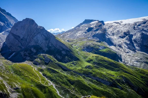 Paysage Montagneux Glaciers Alpins Pralognan Vanoise Alpes Françaises — Photo