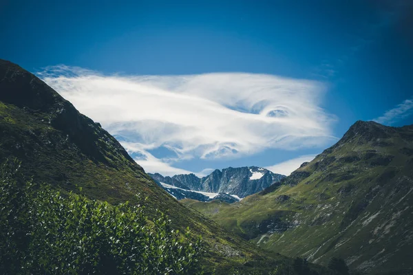 Glaciares Alpinos Montanhas Paisagem Pralognan Vanoise Alpes Franceses — Fotografia de Stock