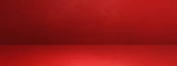 Röd Betong Interiör Bakgrund Banner Tomma Mallar Scen — Stockfoto