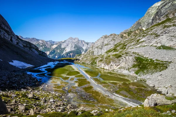 Koe Meer Lac Des Vaches Vanoise Nationaal Park Savoie Frankrijk — Stockfoto