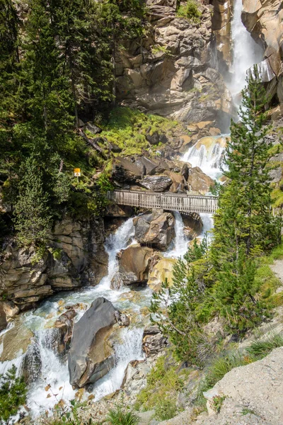 Cascada Parque Nacional Vanoise Saboya Alpes Franceses — Foto de Stock