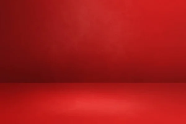 Röd Betong Interiör Bakgrund Tomma Mallar Scen — Stockfoto