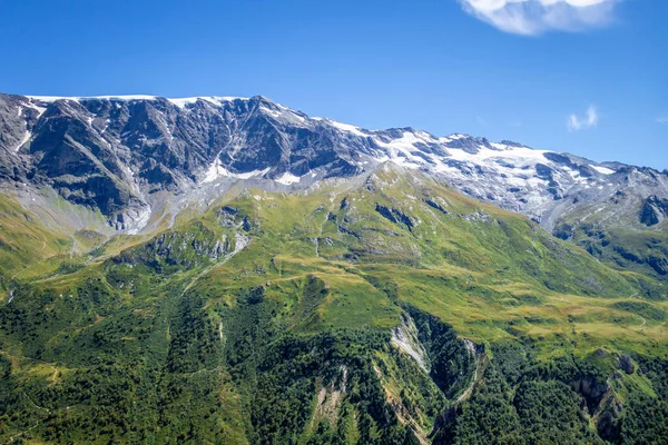 Glaciares Alpinos Montañas Paisaje Pralognan Vanoise Alpes Franceses —  Fotos de Stock