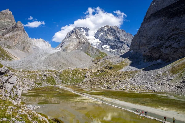 Λίμνη Cow Lac Des Vaches Στο Εθνικό Πάρκο Vanoise Savoy — Φωτογραφία Αρχείου