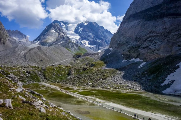 Lago Mucca Lac Des Vaches Nel Parco Nazionale Vanoise Savoia — Foto Stock