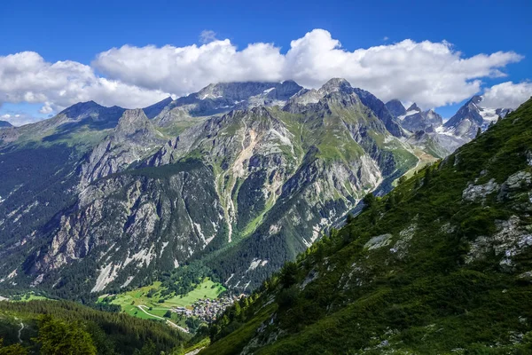 Pralognan Vanoise Ville Montagne Paysage Alpes Françaises — Photo