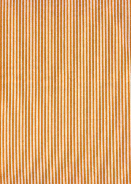 Oranje Gestreepte Tafelkleed Achtergrond Textuur Behang Van Stof — Stockfoto