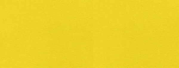 Żółty Płótno Tekstura Tło Baner Czysta Tapeta Tkaninowa — Zdjęcie stockowe