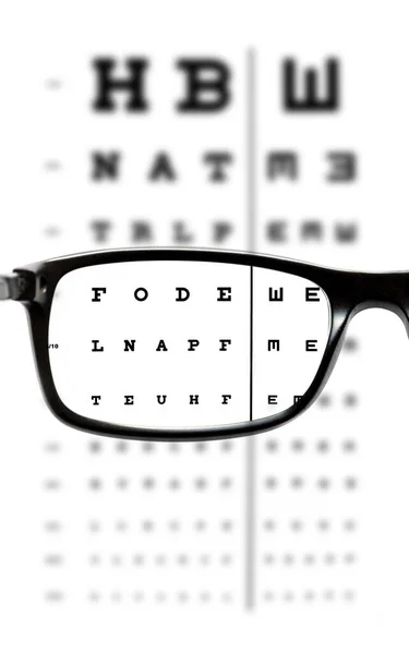 Gafas Delante Gráfico Ocular Fondo Del Dispositivo Óptico —  Fotos de Stock