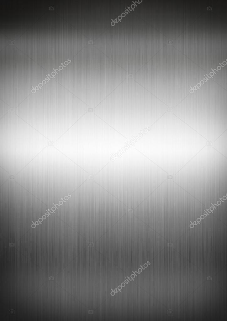 Silver brushed metal background texture