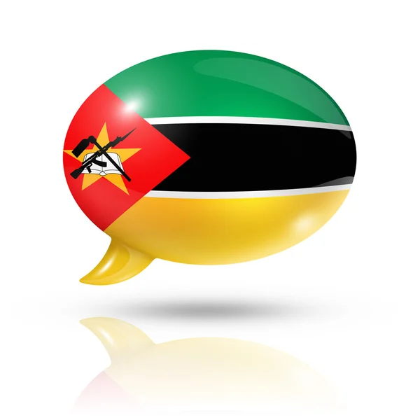 Мозамбикский флаг — стоковое фото
