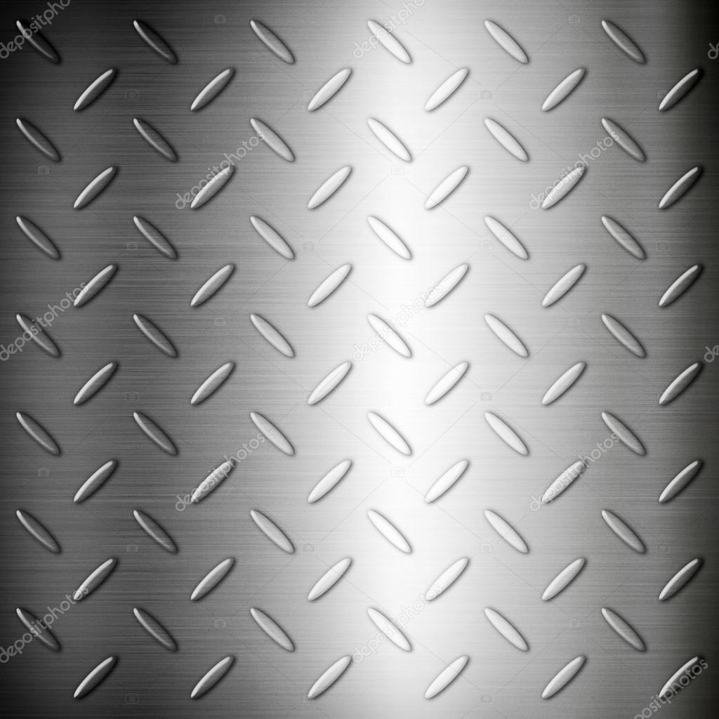 Steel diamond brushed plate background texture